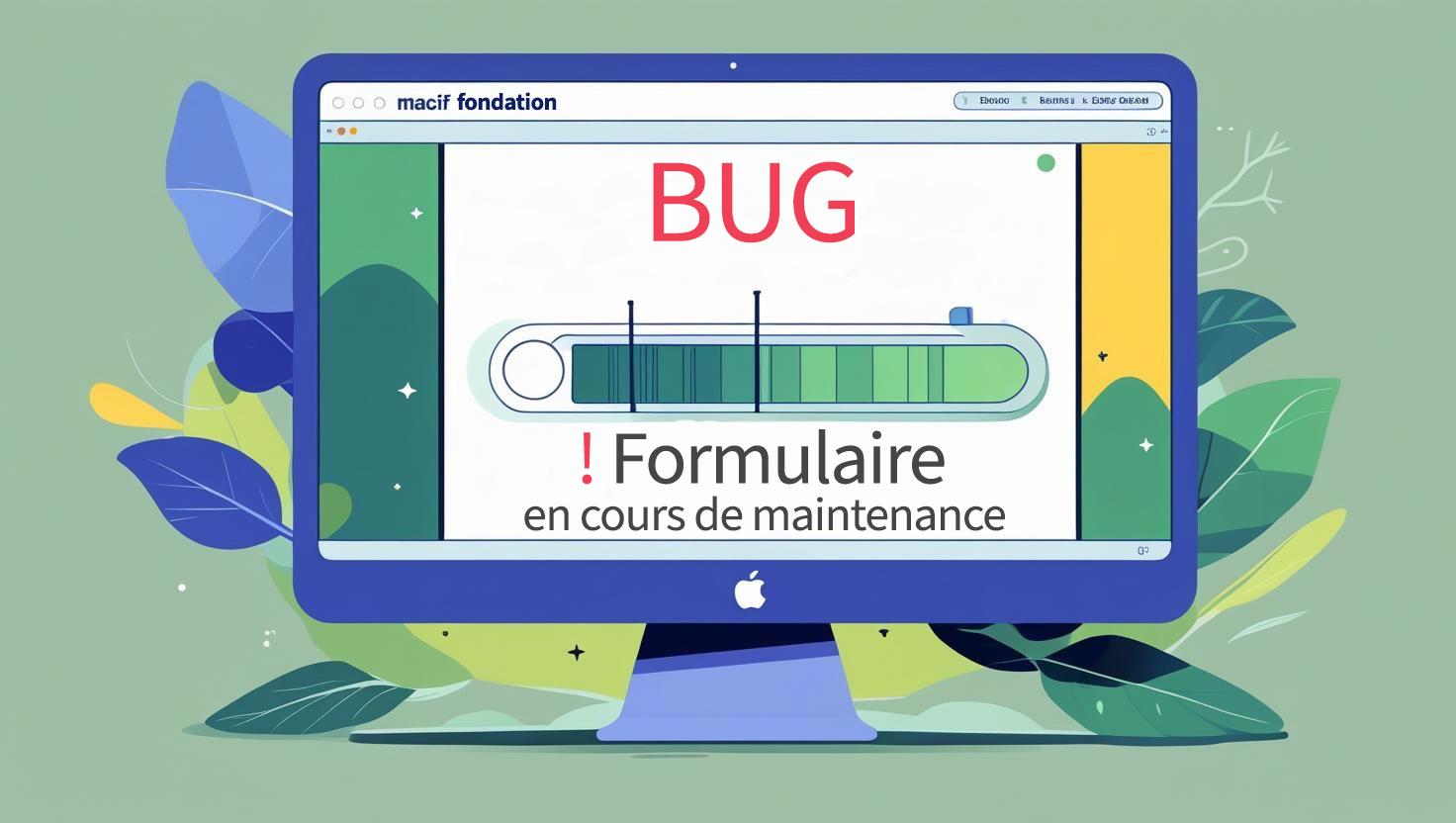 Notre formulaire est hors service